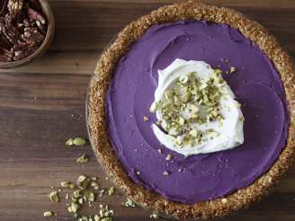 Nut-Crusted Purple Sweet Potato Pie