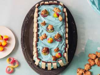 Pool Party Ice Cream Cake