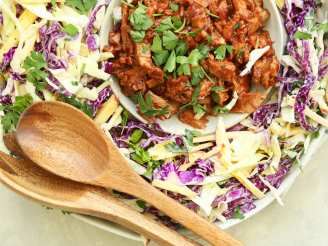 Whole30 Slow Cooked BBQ Pulled Pork With Coleslaw
