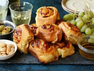Cheese Board “Cinnamon” Rolls
