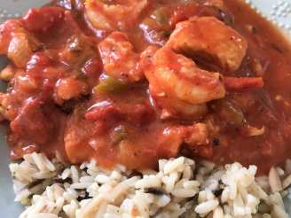 Creole Chicken and Shrimp