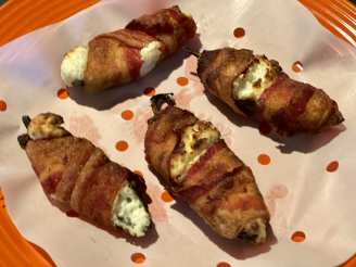 Air-Fryer Bacon-Wrapped Jalapeno Poppers