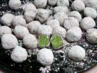 Creme De Menthe Balls (No-Bake Cookies)