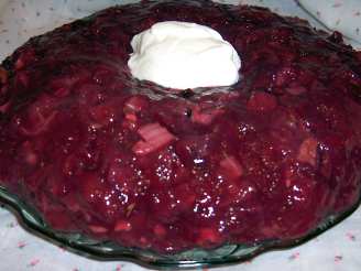 Fresh Cranberry Gelatin Mold - Self Proclaimed Foodie
