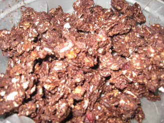 chocolate matzoh clusters