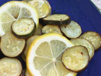 roasted lemon zucchini