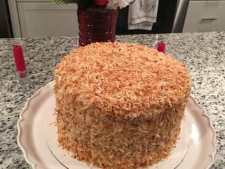 Peninsula Grill Giant Coconut Layer Cake
