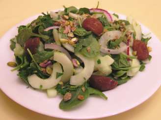 Armenian Spinach Plum Salad