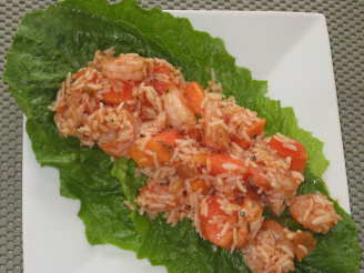 Fire and Ice Salad (Papaya Shrimp Salad)