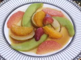 Fresh Fruits Flambe