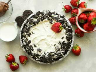Nutella Black & White Cheesecake