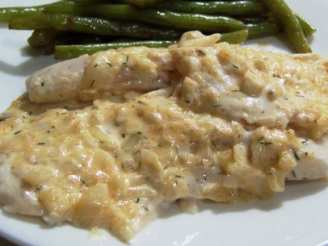 Baked Fish in Mayonnaise and Mustard