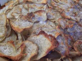 Simple Crunchy Potato and Onion Casserole - Low Cal