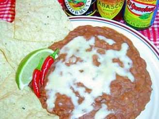 Mexican Fried Beans with Onions and Garlic