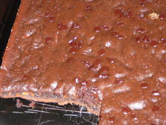 Light Carrot Cocoa Snack Cake --(Brownies)