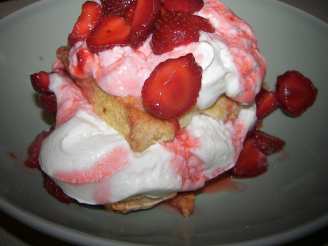 Old Fashioned Strawberry Shortcake with Grand Marnier Cream