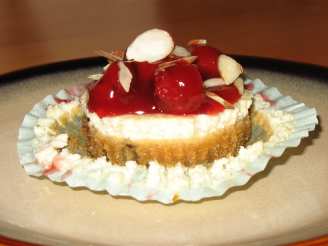 Cherry-Almond Cheesecake Cookie Cups