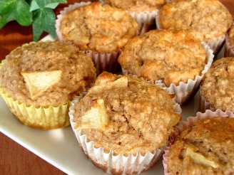 Oatmeal Apple Raisin Muffins