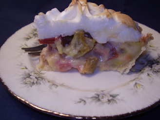 Big Grandma's Rhubarb Cream Pie