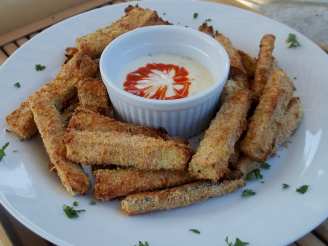 Kittencal's Low-Fat Oven-Baked Zucchini Sticks