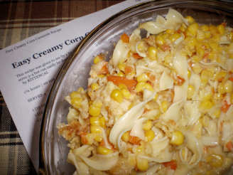 Easy Creamy Corn Casserole