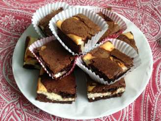 Ricotta-Filled Brownie Squares