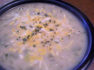 Creamless Celery Potato Soup