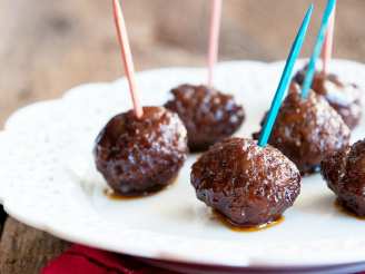 Appetizer Grape Jelly and Chili Sauce Meatballs or  Lil Smokies