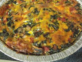 Spinach, Mushroom and Cheese Casserole