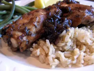 Balsamic Chicken Thighs with Red Onions