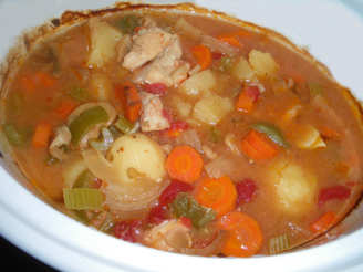 Crock Pot Colorful Chicken Stew