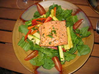 Broiled Salmon Salad