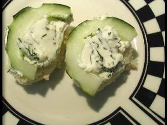 Herbed Cucumber Canapes
