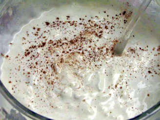 Creamy Eggnog Punch With Spiced Rum
