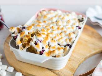 Candied Yams with Cranberries