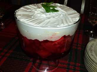 Christmas Cherry Trifle Dessert