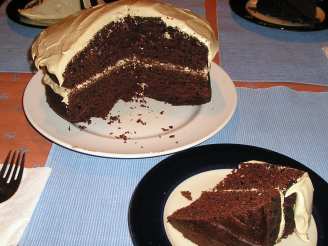 Spiced Chocolate Applesauce Cake