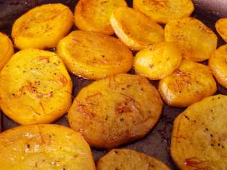 Buttery Saffron Potatoes