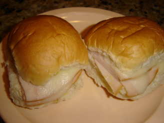 Mini Hot Ham & Swiss Sandwiches