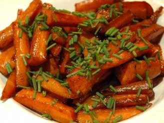 Carrots Glazed With Balsamic Vinegar and Butter