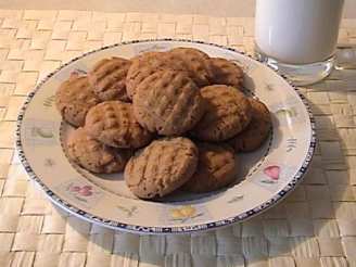 Reduced Fat Peanut Butter Cookies