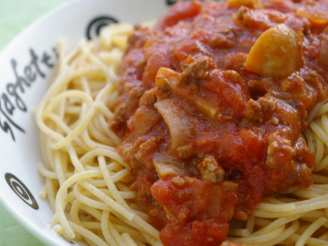 Basic Spaghetti Meat Sauce