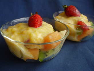 Fresh Fruit Medley with Mango and Honey Yoghurt