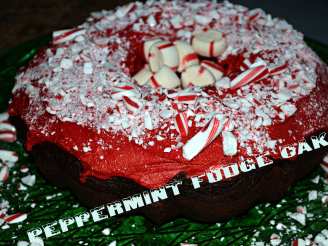 Peppermint Fudge Cake