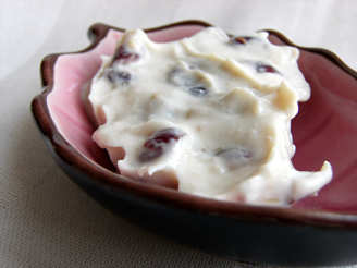 Roasted Garlic Cranberry Cream Cheese Spread