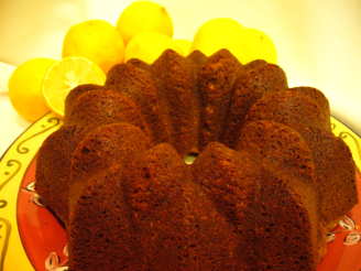 Rum-doused Lemon Poppy-Seed Cake