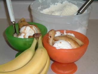 Caramel Bananas with Maple Syrup