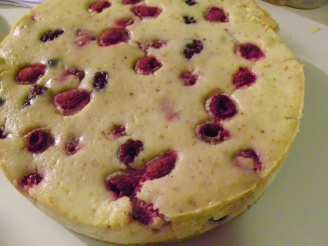 Blueberry, Raspberry and Blackberry Cheesecake
