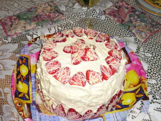 Lisa's White Chocolate Strawberry Mousse Cake