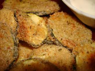 Breaded 'n Baked Zucchini Chips